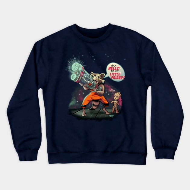 Rocket Quote Crewneck Sweatshirt by DonovanAlex